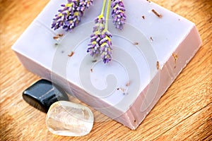 Healing soap of lavender