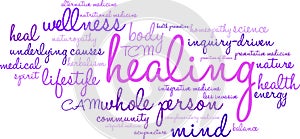 Healing Word Cloud