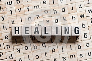 Healing word concept