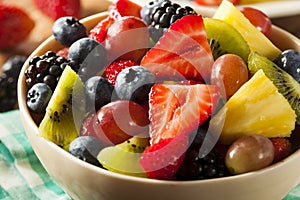 Heallthy Organic Fruit Salad