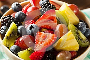 Heallthy Organic Fruit Salad