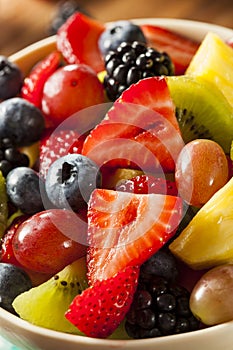 Heallthy Organic Fruit Salad