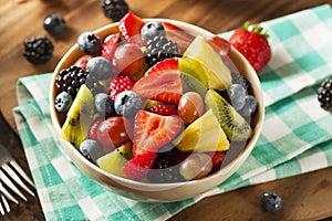 Heallthy Organic Fruit Salad