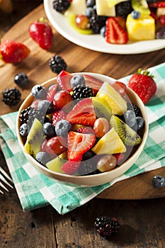 Heallthy Organic Fruit Salad