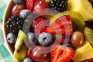 Heallthy Organic Fruit Salad