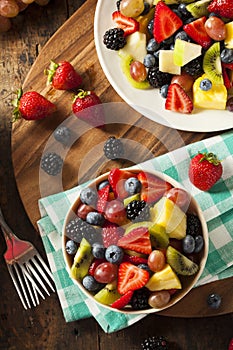 Heallthy Organic Fruit Salad