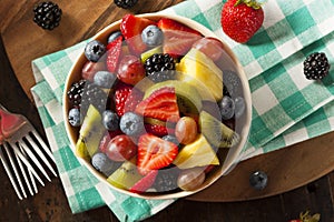 Heallthy Organic Fruit Salad