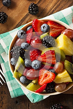 Heallthy Organic Fruit Salad