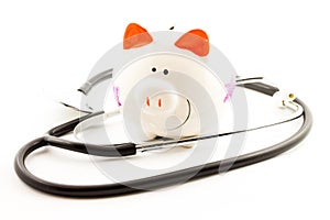 Healt insurance piggy bank