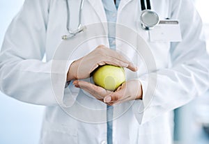 The health benefits are far-reaching for your overall wellbeing. Closeup shot of an unrecognizable doctor holding an