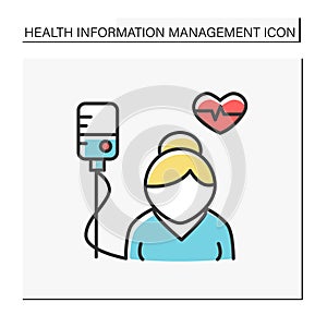 Health care color icon