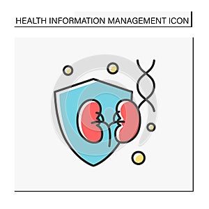 Health care color icon