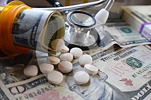 Health Care Costs Rising Concept