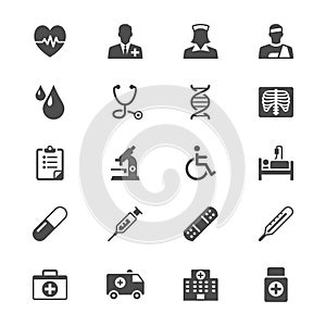 Health care flat icons