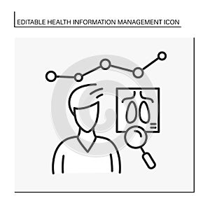 Health care line icon