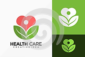 Health Care Logo Vector Design. Abstract emblem, designs concept, logos, logotype element for template