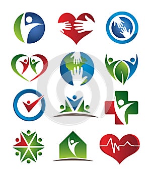 Health care logos