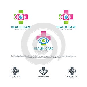 Health Care Logos, with stylish and modern design