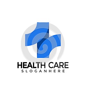 Health Care Medical Modern Logo Icon Design Vector Illustration