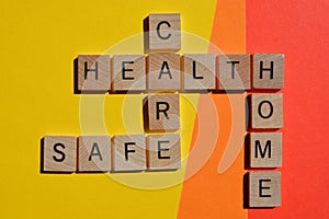 Health, Care, Safe, Home, crossword