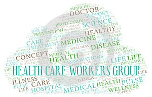 Health Care Workers Group word cloud