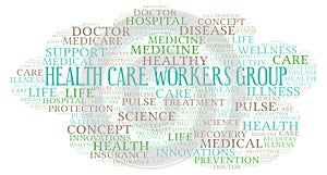 Health Care Workers Group word cloud