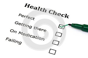 Health checklist