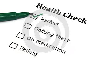 Health checklist
