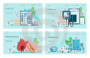 Health concept of hypotension,  type 2 diabetes