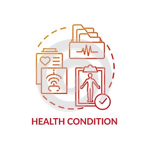 Health condition concept icon