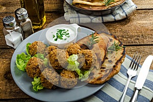 Health crunchy falafel