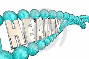 Health DNA Word Letters Bio Medica Research photo