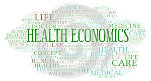 Health Economics word cloud