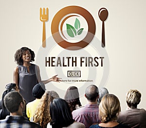 Health First Nutrition Active Diet Wellness Concept