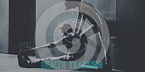 Health Fitness Healthcare Tracking Technology Concept