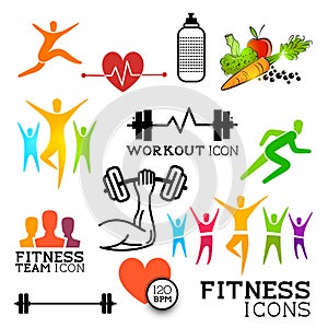 Health & Fitness Icons photo