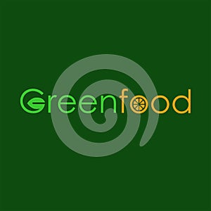 Health Food vector logo concept -design element for healthy food