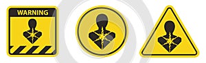 Health Hazard Symbol Label,Longer Term Health Hazard,GHS Hazard Pictogram