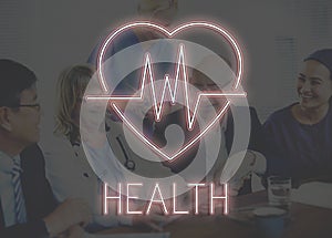 Health Heartbeat Icon Symbol Concept