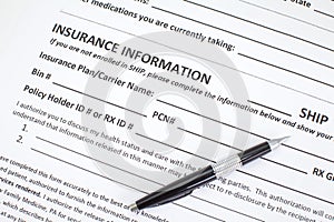 Health insurance application