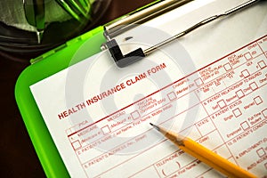Health Insurance Claim Form