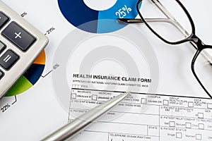 Health-insurance claim form