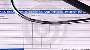 Health insurance form