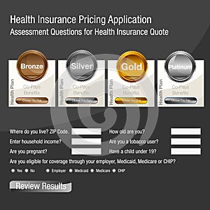 Health Insurance Pricing Application Form