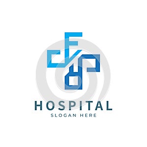 Health logo with initial letter ER,R E, E R logo designs concept. Medical health-care logo designs template