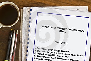 Health Maintenance Organization