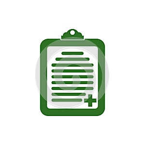 Health Medical icon logo design vector. cardiology wave monitor report blank icon. Antibiotic icons. Patient Medical Record Icon