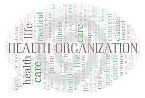Health Organization word cloud