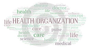 Health Organization word cloud