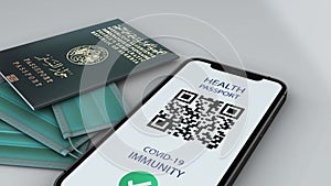 Health Passport - Algeria - slide Up